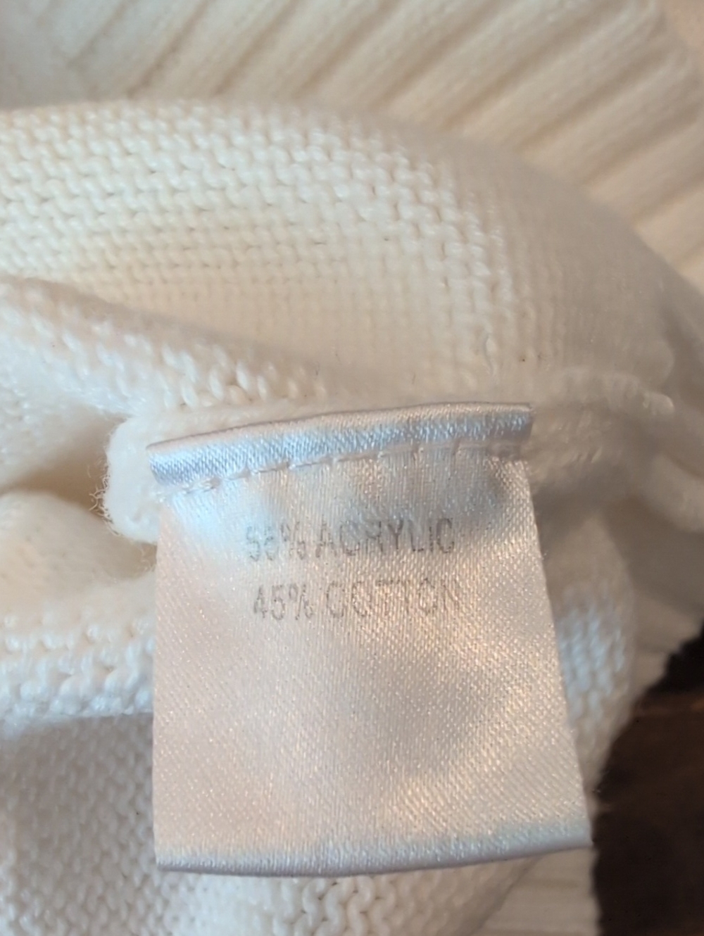 Ellsworth + Ivey Classic Crew Sweater American Flag Cotton Blend - Picture 5 of 6